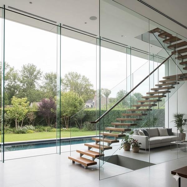 durable safety glass partition