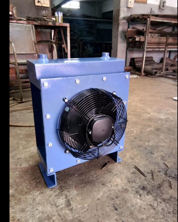 An air oil cooler is widely used in hydraulic mach