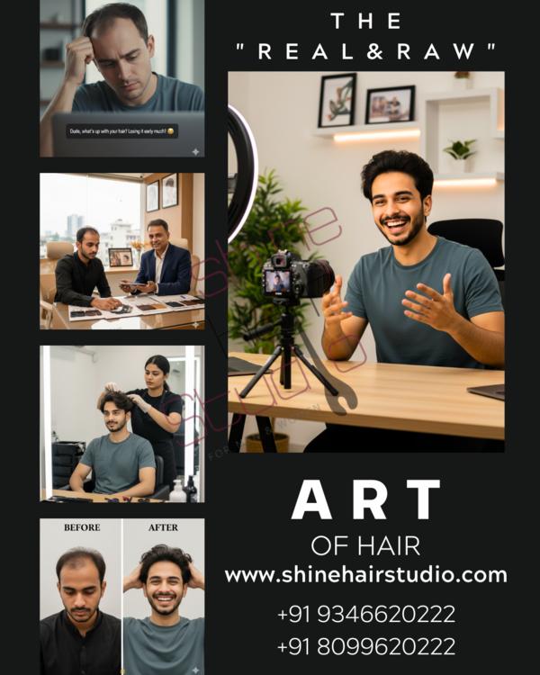 Baldness doesn’t just change hair. It ch