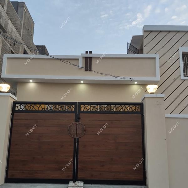 M-CRAFT (HPL Openable Main Gate with Laser Design 