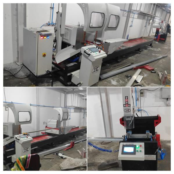 CNC Double Head Aluminium Cutt