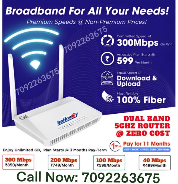 Hathway internet connection pl