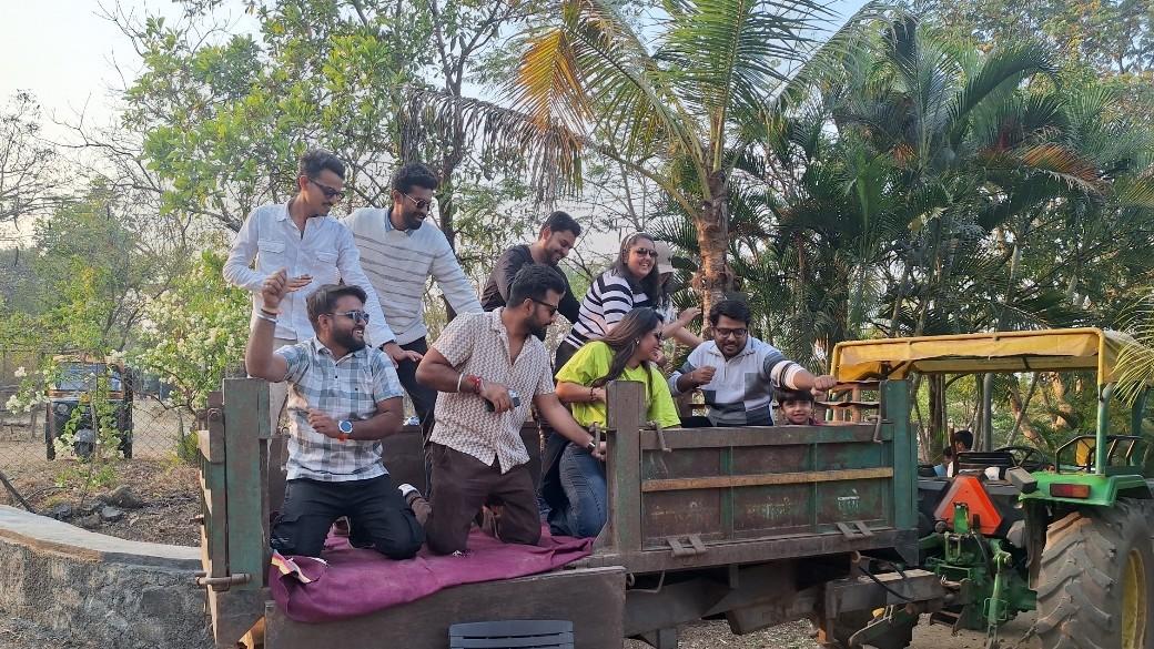 When the tractor trolley becom