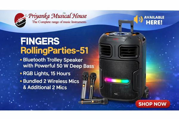 FINGERS RollingParties-51 Bluetooth Trolley Speake