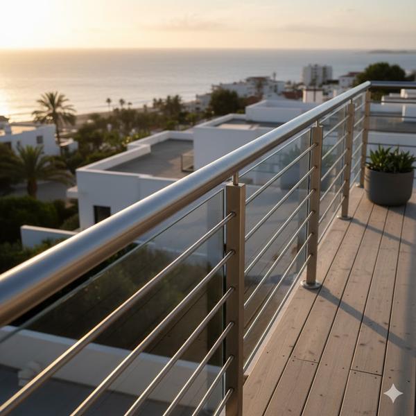 aluminium railing installation