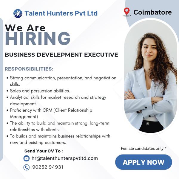 Admin hr admin coimbatore job