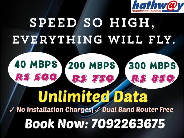 Hathway internet new connectio