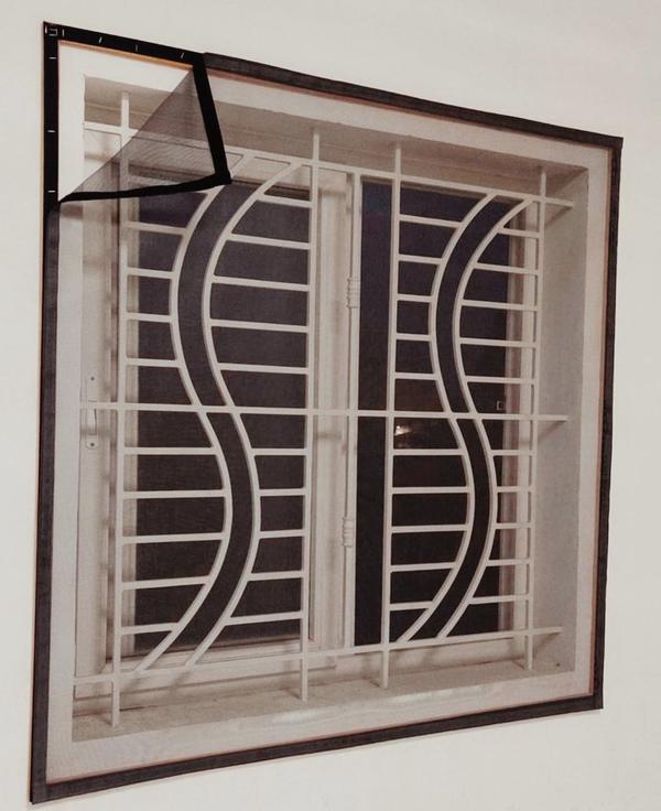 no drilling mosquito net tirup