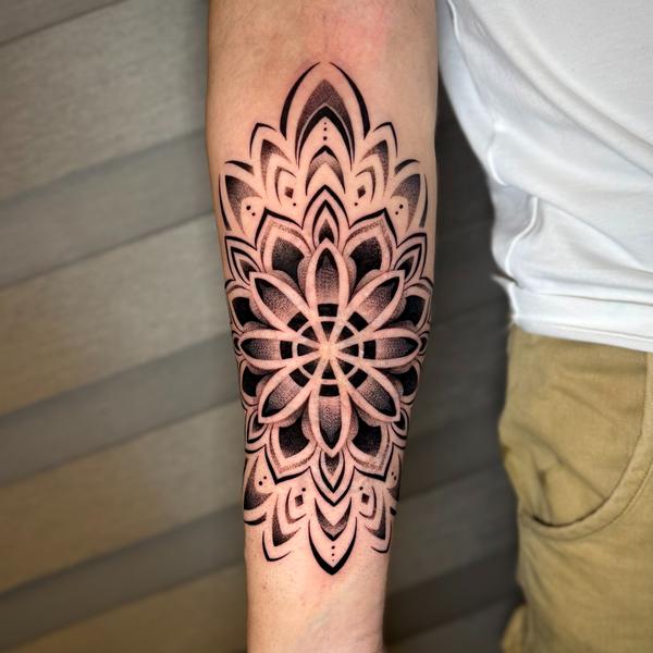 This Mandala tattoo is actuall