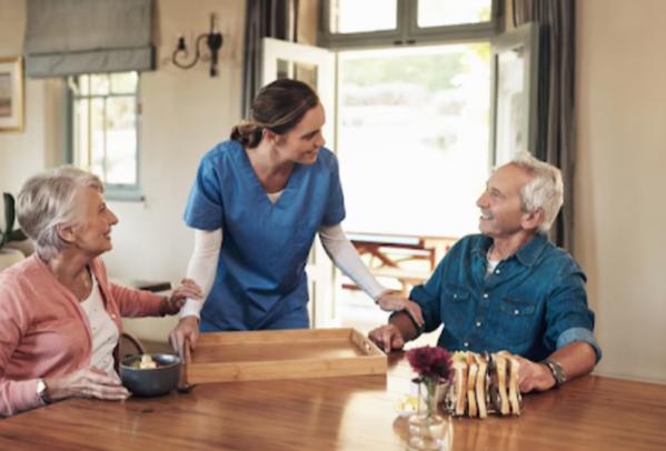 An elderly care center becomes