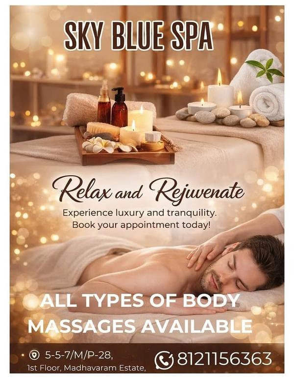 At Sky Blue Beauty Spa, experience the s