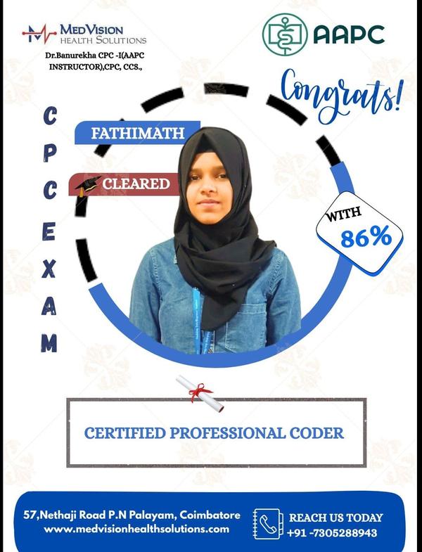 CONGRATULATIONS FATHIMATH