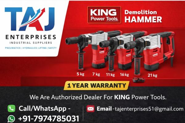 KING Power Tools Demolition HammerTag Line King O