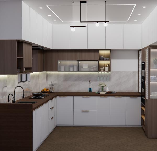 'A modern kitchen designed wit