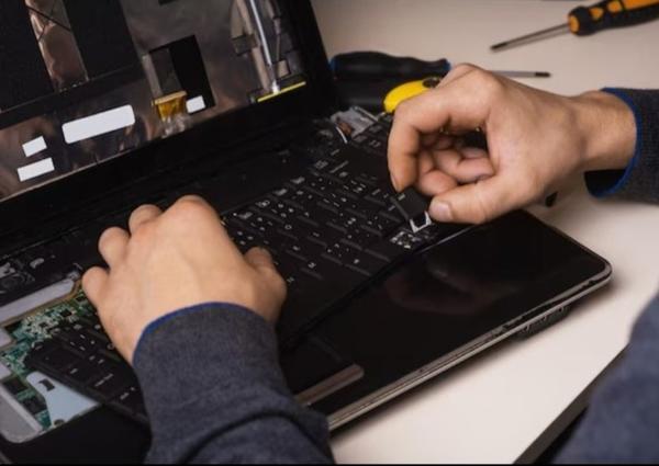 careful laptop part handling h