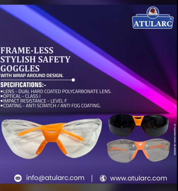 Atularc Frameless Safety Goggl