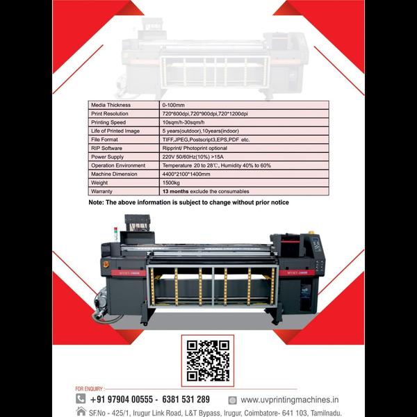 flex printing machine in coimbatore, Tamilnadu.