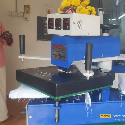 Garments fusing machine