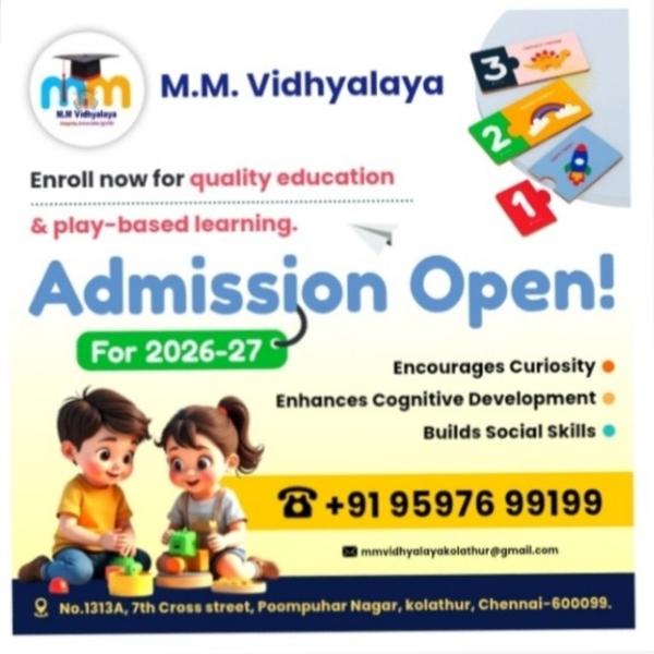 m m vidhyalaya kolathur safety