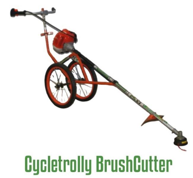 trolley brushcutter for dense 