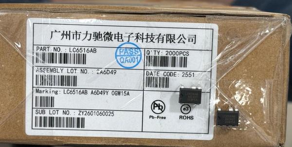 1) LC6516AB = LICHI MICROELECTRONICSPACKAGE - DIP