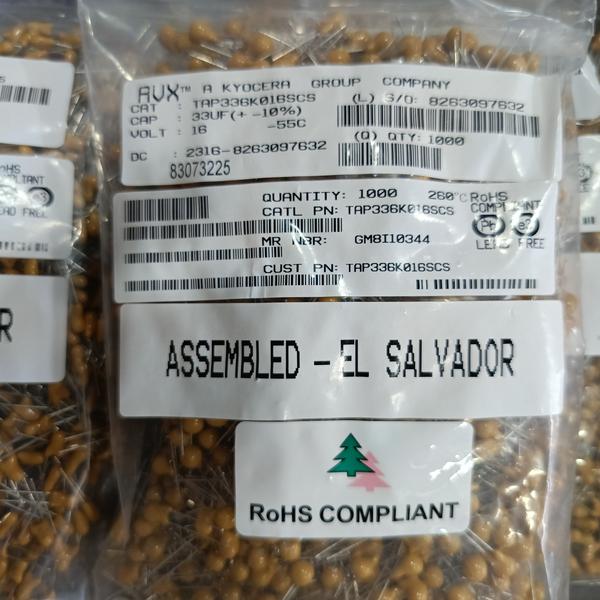 AVX TANTALUM WHOLESALER I