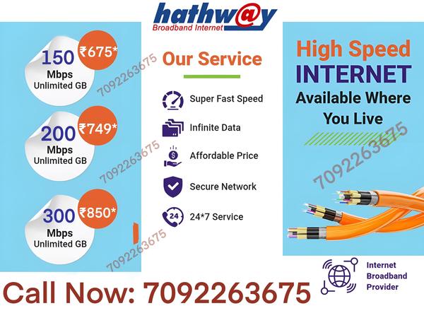 Hathway fiber internet connect