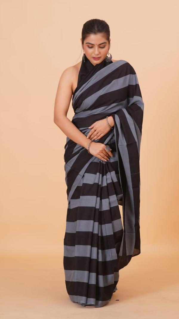 Cotton mulmul saree, mulm