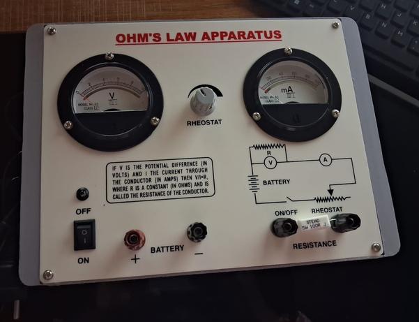 OHMS LAW APPARATUS DESCRIPTIONOhm’s Law Apparatus