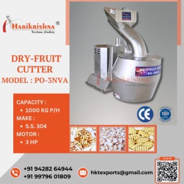 A Dry Fruit Cutting Machine in Rajkot is essential