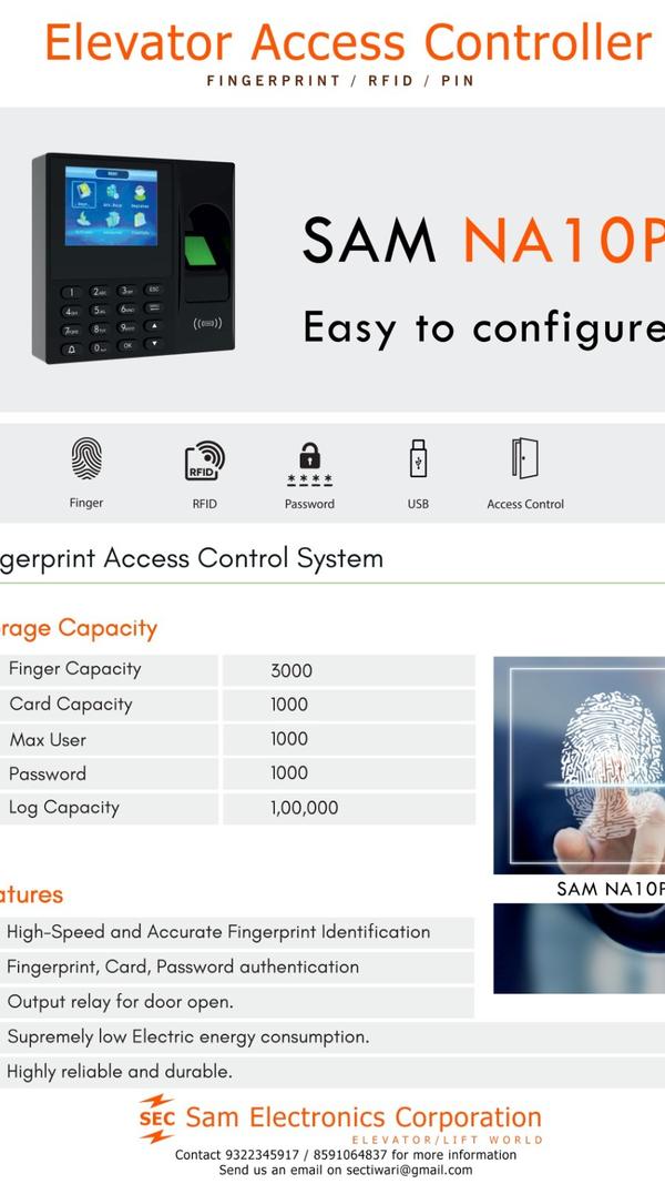 BIOMETRIC ACCESS CONTROLLER