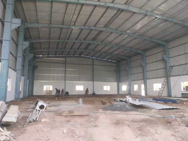 Our industrial shed fulfills t