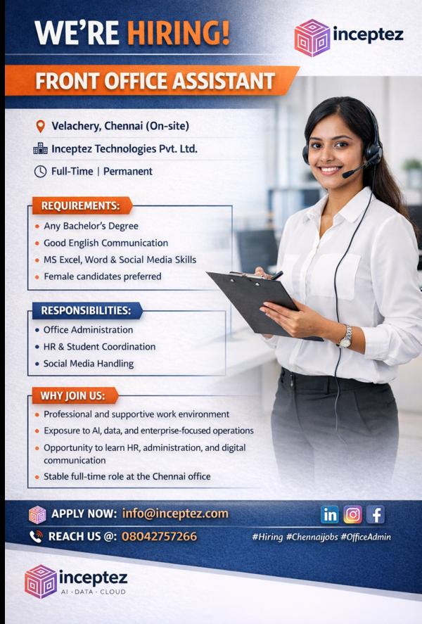 Job Requirement for Front