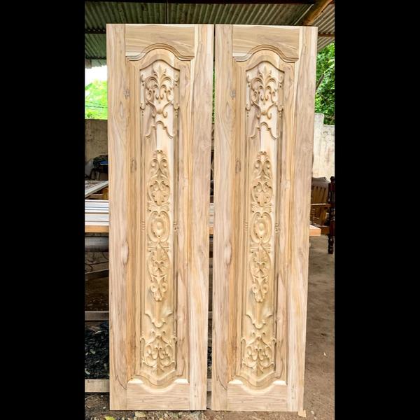 teak wooden double door seller