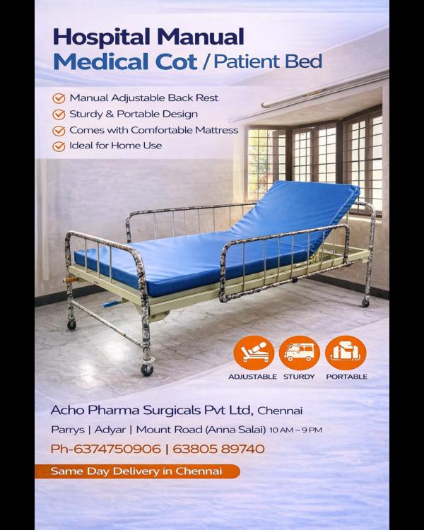hospital cot in pallikaranai