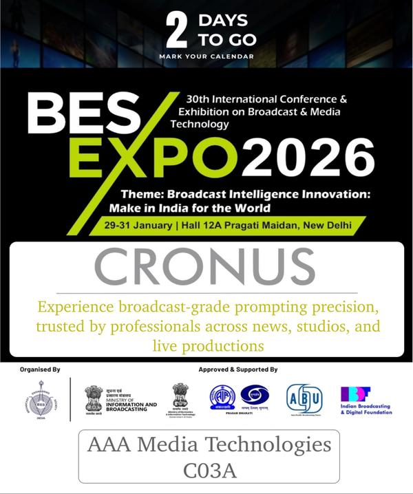 🎥 CRONUS at BES Expo 2026 🎥We’re excited to an