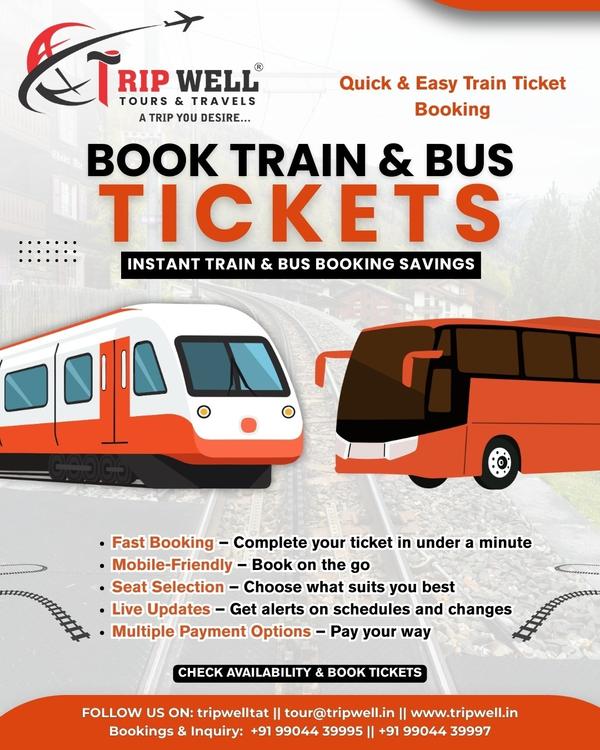 instant train ticket confirmat