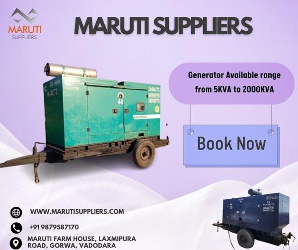 Industrial generator on rent Vapi GIDC Phase 1-4D