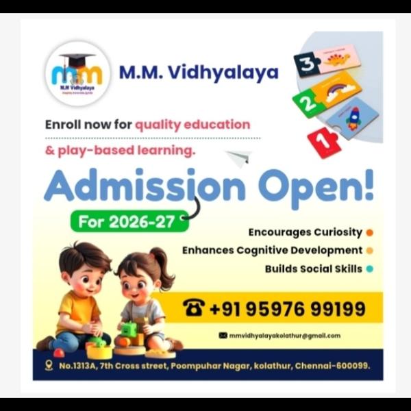 m m vidhyalaya kolathur safety