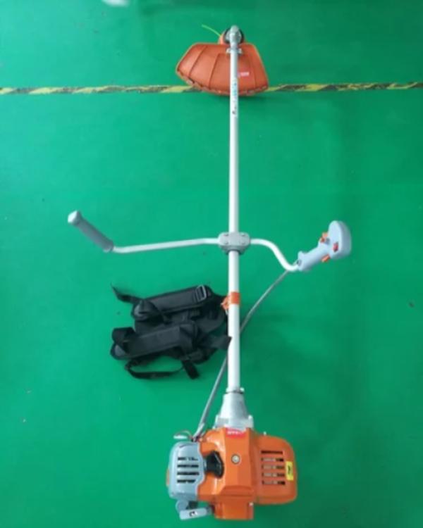 Overgrown grass, stubborn weeds, and uneven land c