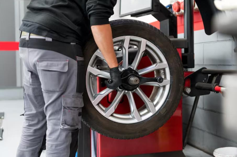 Wheel alignment and balancing 