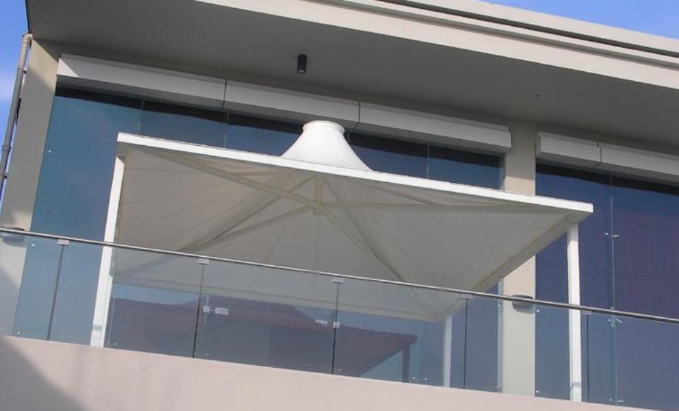 Tensile structure for terrace spaces is gaining po