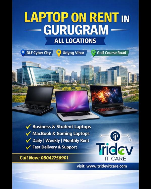 Laptop on Rent Near Medanta, Sector 39 GurugramN