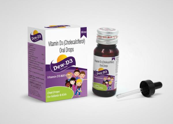Composition:-Cholecalciferol  800 IU Oral Drops