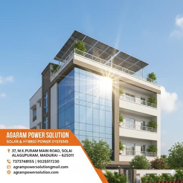 SOLAR power plant in the best delar in madurai AGA