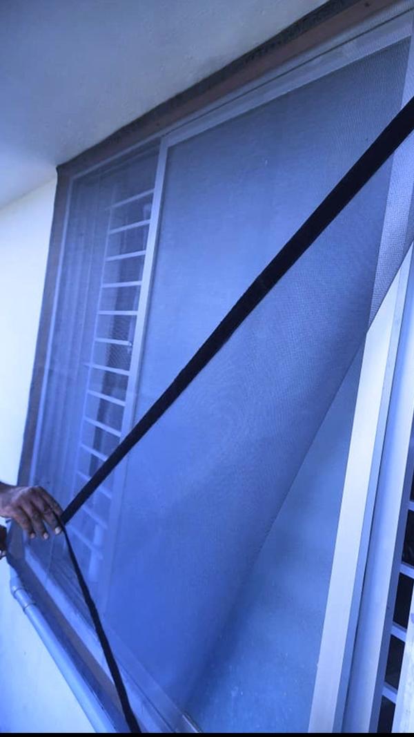 no drilling mosquito net tirup