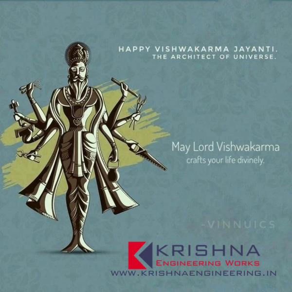 Happy Vishwakarma JayantiOn this occasion, Krish