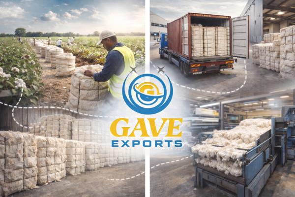 Gave Exports supplies export-quality Raw Cotton Ba