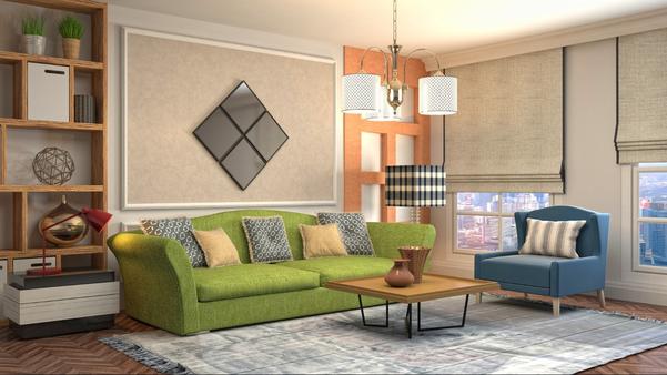 A well planned home interior and furnitures setup 