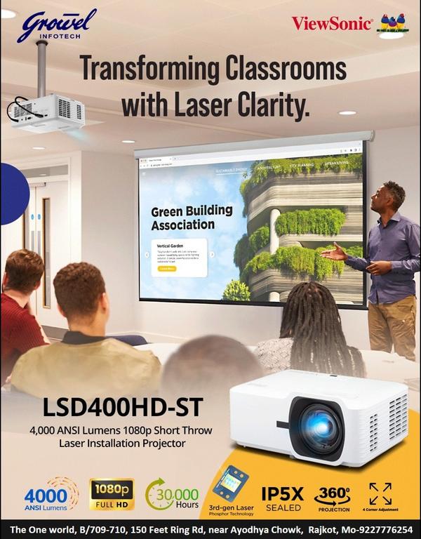 viewsonic lsd400hd st laser pr